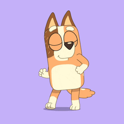 Bluey Cute Move Wiggle GIF
