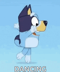 Bluey Heeler Dancing GIF