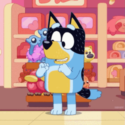 Bluey Heeler Punch GIF