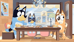 Bluey Where's My Chip Scab GIF