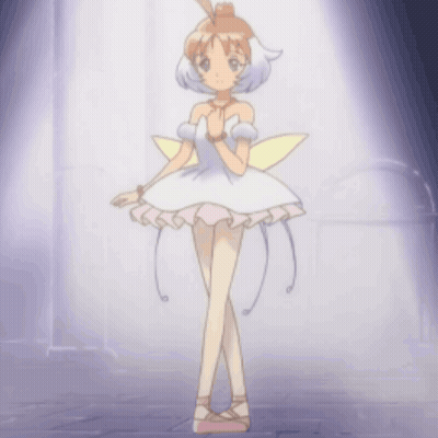 Blurred Ballerina In Pink And White Dress GIF