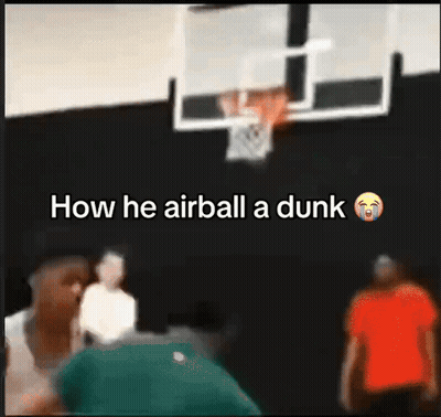 Blurred Basketball Court How He Airball A Dunk GIF