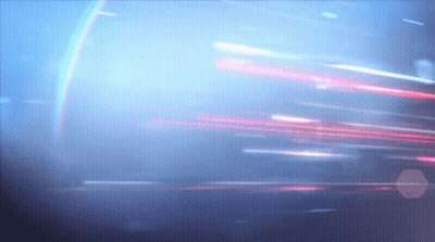 Blurred Blue Background With Red Lights GIF