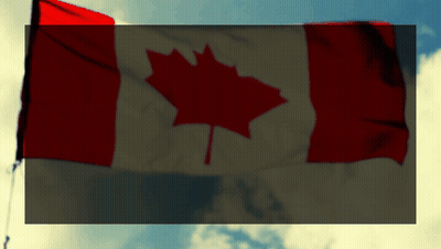 Blurred Canadian Flag With Maple Leaf GIF
