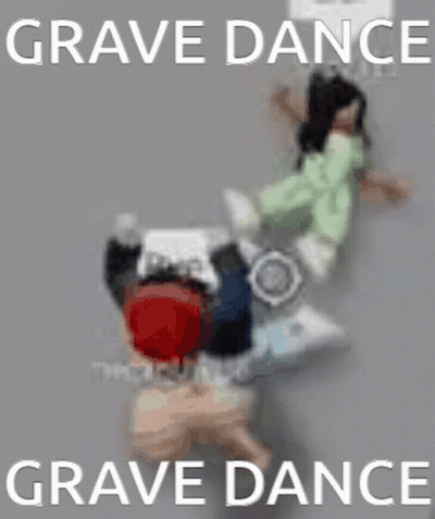 Blurred Dancing Person Grave Dance GIF