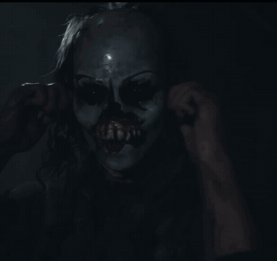 Blurred Dark Background With White Lines GIF