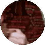 Blurred Face In Circle Sticker