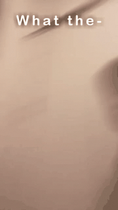 Blurred Face Saying What The GIF
