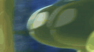 Blurred Face With Letters C And I GIF