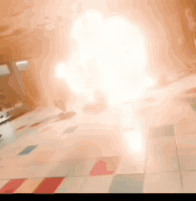 Blurred Face With Light Coming Out GIF