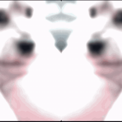 Blurred Face With Triangle Background GIF