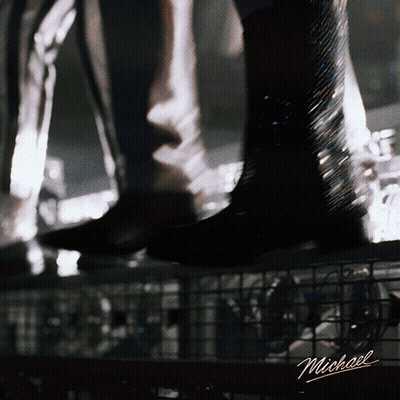 Blurred Feet With Name Michael GIF