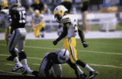 Blurred Football Player Number 15 GIF