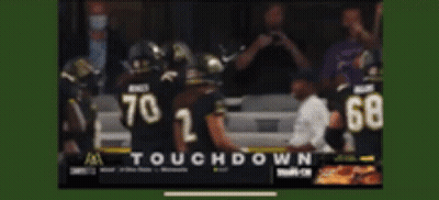 Blurred Football Player Number 81 Jersey GIF