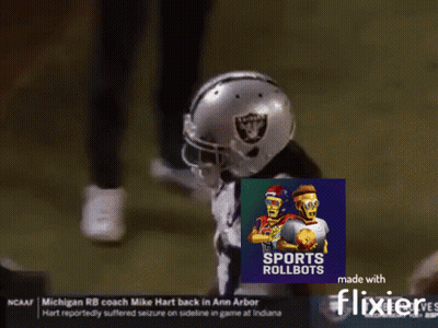 Blurred Football Player Sports Rollbots Made With Flixier GIF