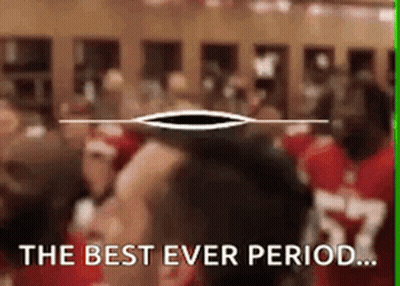 Blurred Football Team The Best Ever Period GIF