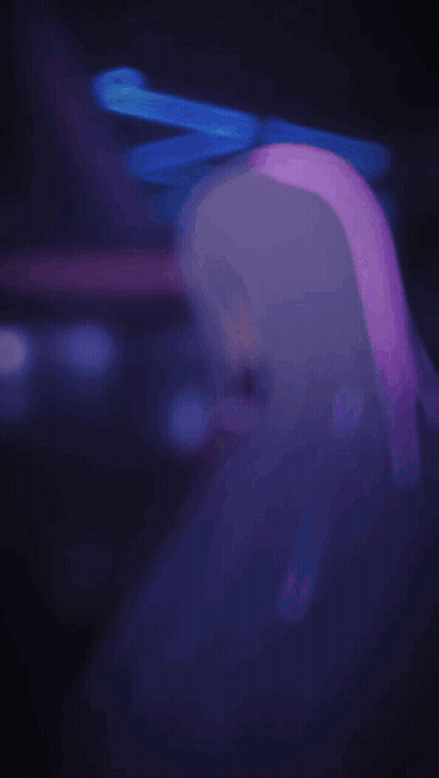 Blurred Girl With Purple Headband GIF