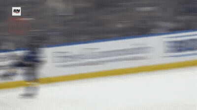 Blurred Hockey Rink With SN Logo GIF
