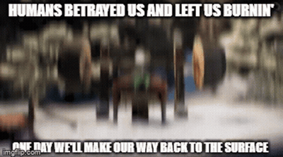 Blurred Image Humans Betrayed Us Left Us Burnin GIF