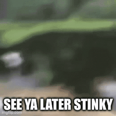 Blurred Image See Ya Later Stinky GIF
