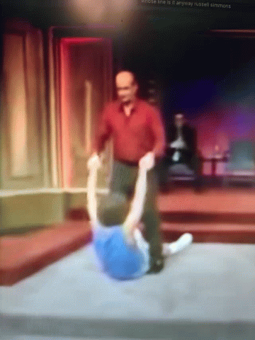 Blurred Man In Red And Blue Shirt Welcome To It Anyway Russell Simmons GIF