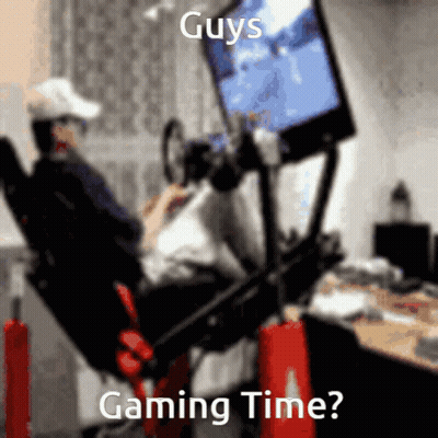 Blurred Man Playing Video Game Guys Gaming Time GIF