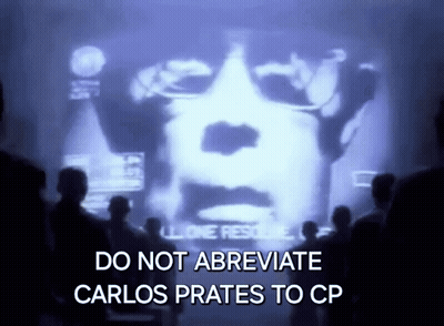 Blurred Man Saying Do Not Abbreviate Carlos Prates To CP GIF