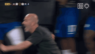Blurred Man With DAZN Logo GIF