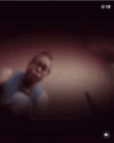 Blurred Man With Glasses And Beard GIF