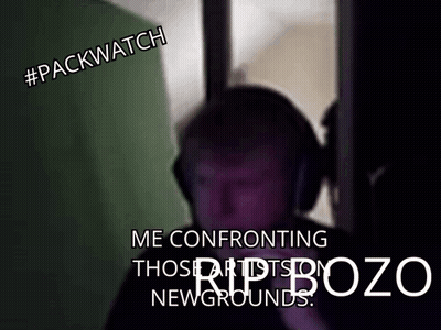 Blurred Man With Headphones #Packwatch GIF