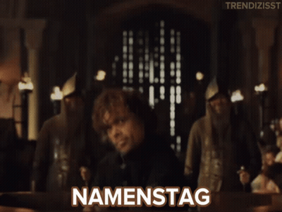 Blurred Man With Namenstag GIF