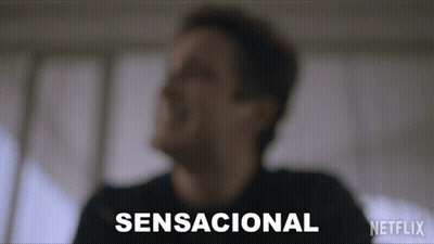 Blurred Man With Sensacional Text GIF