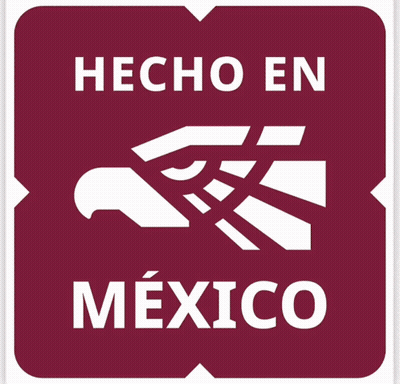 Blurred Mexico Logo With Hand GIF