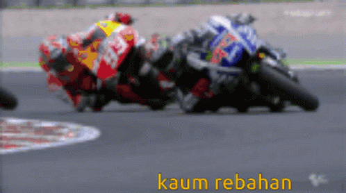 Blurred Motorcycle Race Kaum Rebahan