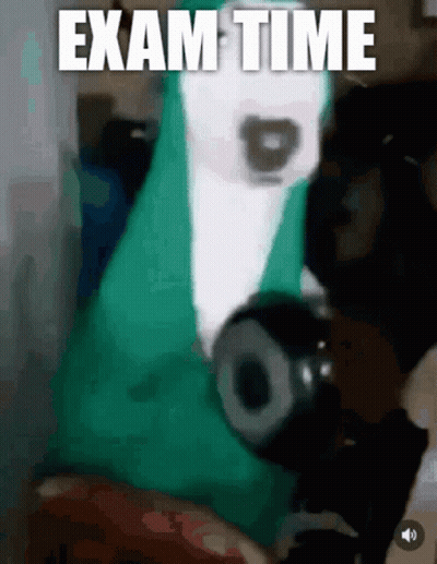Blurred Person Exam Time GIF