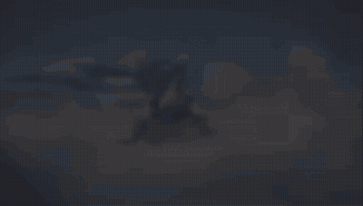 Blurred Person Flying In The Sky GIF