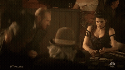 Blurred Person Holding Hand With NBC Logo GIF