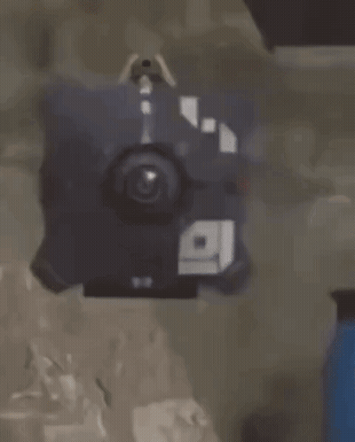 Blurred Person In Foggy Room With Light GIF
