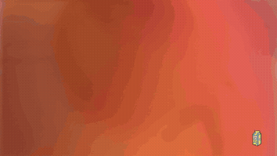 Blurred Person In Green Suit Holding Orange Balloon GIF