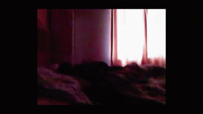 Blurred Person In Red Dress GIF