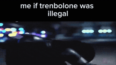 Blurred Person Me If Trenbolone Was Illegal GIF