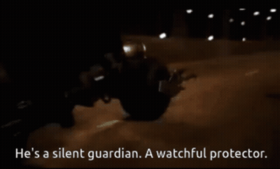 Blurred Person Riding Bike Silent Guardian Watchful Protector GIF
