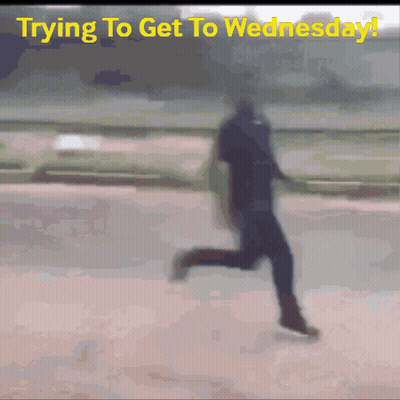 Blurred Person Running Trying To Get To Wednesday GIF