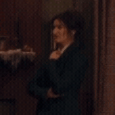 Blurred Person Saying Idc Whatever GIF