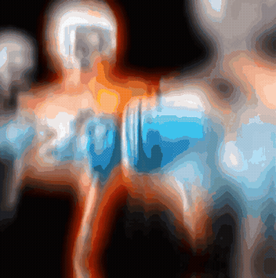 Blurred Person With Number 20 On Chest GIF