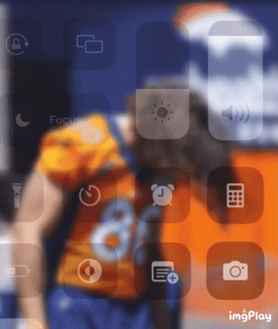 Blurred Phone Screen With Calculator And Flashlight GIF