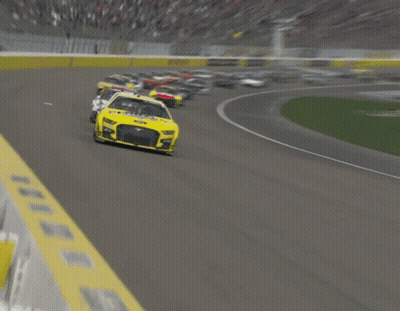 Blurred Race Car Number 22 GIF