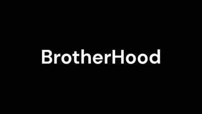 Blurred Red Brotherhood Text GIF