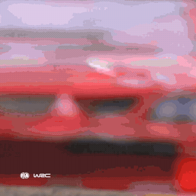 Blurred Red Car FIA W2C GIF