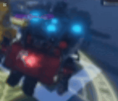 Blurred Robot Cap Cut GIF